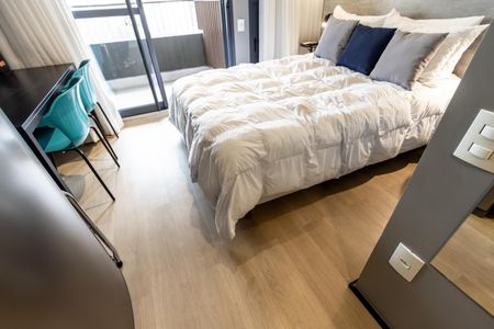 Studio para alugar com 26m², 1 quarto e sem vaga Studio para alugar com 26m², 1 quarto e sem vagaQuarto