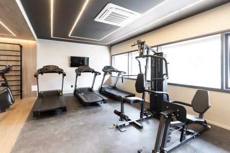 Studio para alugar com 26m², 1 quarto e sem vaga Studio para alugar com 26m², 1 quarto e sem vagaAcademia