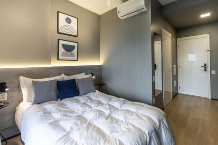 Studio para alugar com 26m², 1 quarto e sem vaga Studio para alugar com 26m², 1 quarto e sem vagaQuarto