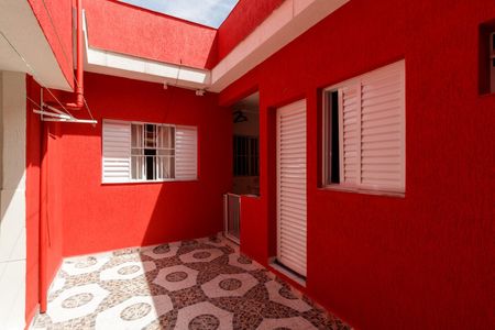 Casa para alugar com 50m², 1 quarto e sem vagaFachada interna