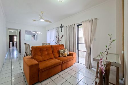 Sala de apartamento para alugar com 2 quartos, 78m² em Boqueirão, Praia Grande