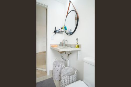 Apartamento à venda com 86m², 2 quartos e 2 vagasBanheiro da suíte 1