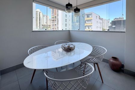 Varanda da Sala de apartamento à venda com 3 quartos, 130m² em Cruzeiro, Belo Horizonte