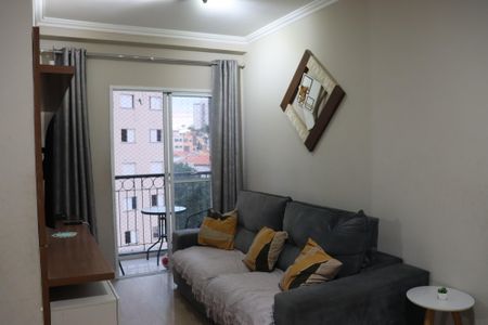 Sala de apartamento à venda com 2 quartos, 59m² em Jardim Tupanci, Barueri