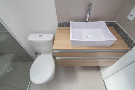 Apartamento para alugar com 54m², 2 quartos e 1 vagaBanheiro do Quarto 2 Suíte 