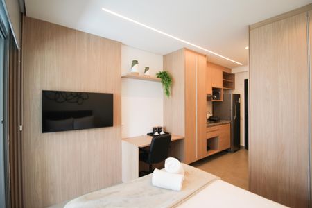 Suíte  de kitnet/studio à venda com 1 quarto, 26m² em Indianópolis, São Paulo