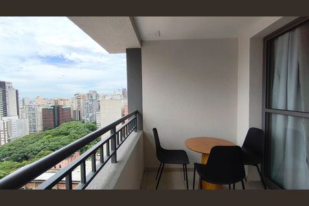 Apartamento para alugar com 31m², 1 quarto e sem vagaVaranda