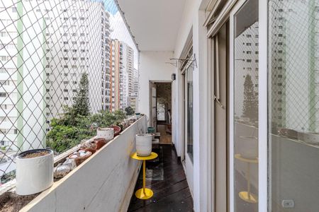 Varanda de apartamento à venda com 3 quartos, 129m² em Santa Cecilia, São Paulo