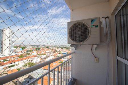 Varanda da Sala  de apartamento para alugar com 2 quartos, 51m² em Vila Progresso, Sorocaba