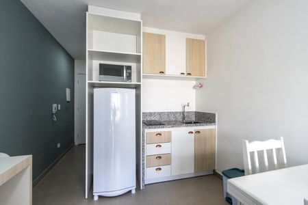 Studio à venda com 25m², 1 quarto e sem vagaCozinha