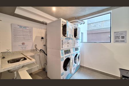 Studio para alugar com 25m², 1 quarto e sem vagaLavanderia