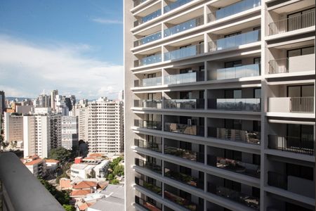 Vista da Varanda de apartamento à venda com 1 quarto, 34m² em Vila Clementino, São Paulo