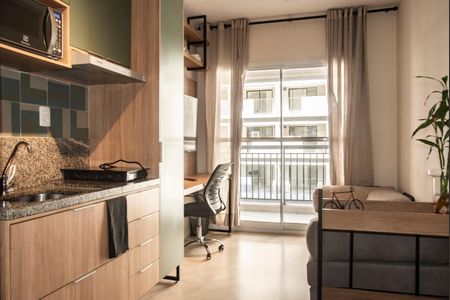Sala de apartamento à venda com 1 quarto, 34m² em Vila Clementino, São Paulo
