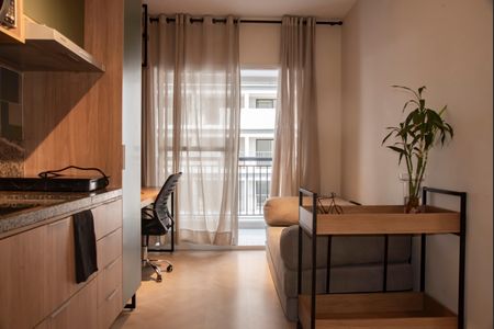 Sala de apartamento à venda com 1 quarto, 34m² em Vila Clementino, São Paulo