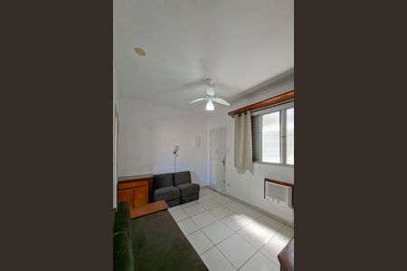 Sala de apartamento para alugar com 1 quarto, 35m² em Boqueirão, Praia Grande