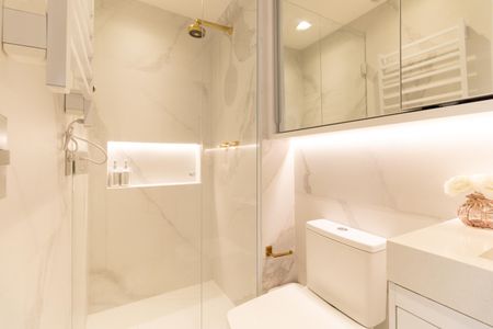 Apartamento à venda com 55m², 2 quartos e 1 vagaBanheiro da Suíte