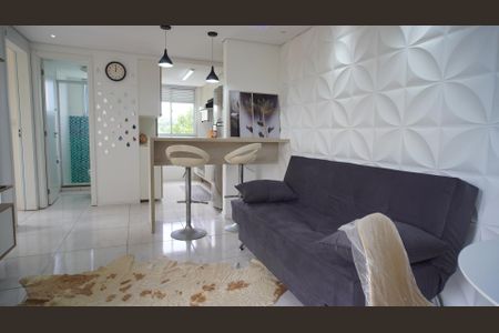 Sala  de apartamento para alugar com 2 quartos, 50m² em Vila Nova, Porto Alegre