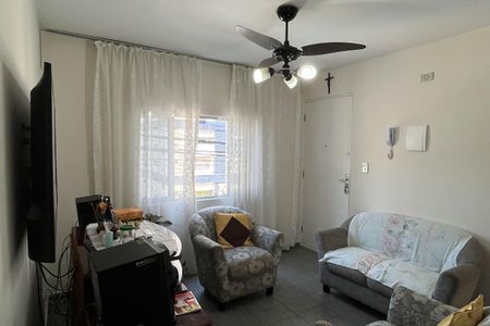 Sala de apartamento para alugar com 2 quartos, 46m² em Aparecida, Santos