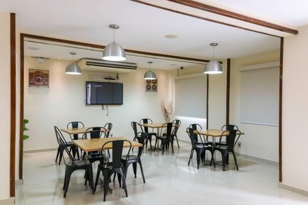 Apartamento à venda com 58m², 2 quartos e 1 vagaÁrea comum - Salão de festas