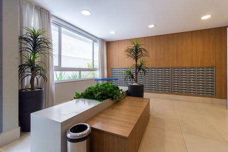 Apartamento para alugar com 33m², 1 quarto e sem vaga Apartamento para alugar com 33m², 1 quarto e sem vagaÁrea comum - Hall Social