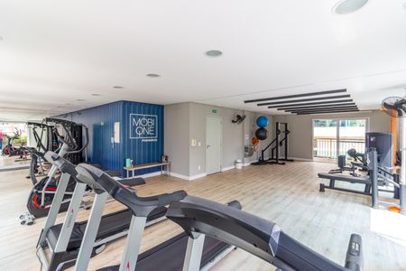 Apartamento para alugar com 33m², 1 quarto e sem vaga Apartamento para alugar com 33m², 1 quarto e sem vagaÁrea comum - Academia