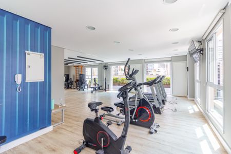 Apartamento para alugar com 33m², 1 quarto e sem vaga Apartamento para alugar com 33m², 1 quarto e sem vagaÁrea comum - Academia