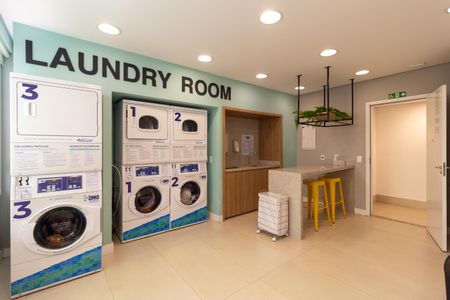 Apartamento para alugar com 33m², 1 quarto e sem vaga Apartamento para alugar com 33m², 1 quarto e sem vagaÁrea comum - Lavanderia