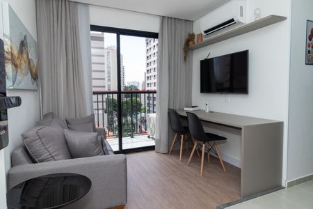 Sala de apartamento para alugar com 2 quartos, 34m² em Barra Funda, São Paulo