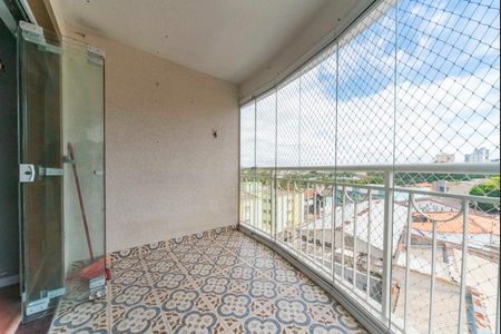 Varanda da Sala de apartamento para alugar com 2 quartos, 84m² em Vila Valparaíso, Santo André