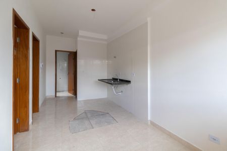 Sala e Cozinha de apartamento à venda com 2 quartos, 39m² em Vila Dalila, São Paulo