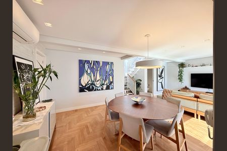Sala  de apartamento à venda com 2 quartos, 168m² em Brooklin, São Paulo
