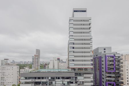 Vista da Varanda de apartamento para alugar com 1 quarto, 19m² em Pinheiros, São Paulo
