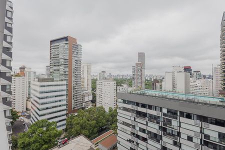 Vista da Varanda de apartamento para alugar com 1 quarto, 19m² em Pinheiros, São Paulo
