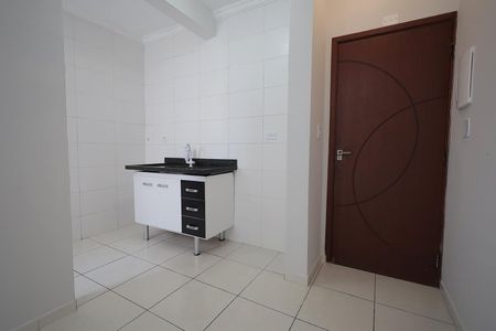 Cozinha de apartamento à venda com 2 quartos, 50m² em Vila Camilópolis, Santo André