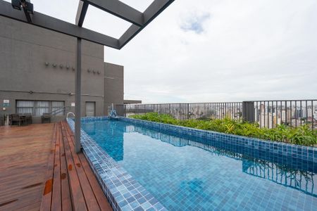 Studio para alugar com 34m², 1 quarto e sem vagaPiscina