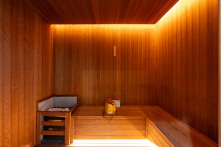 Studio para alugar com 34m², 1 quarto e sem vagaSauna