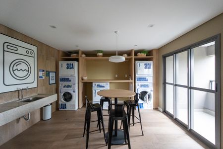 Studio para alugar com 34m², 1 quarto e sem vagaLavanderia