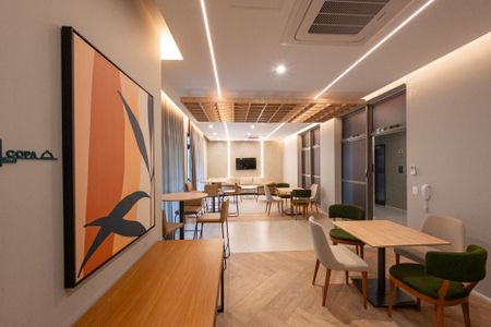 Studio para alugar com 34m², 1 quarto e sem vagaSalão de Festas