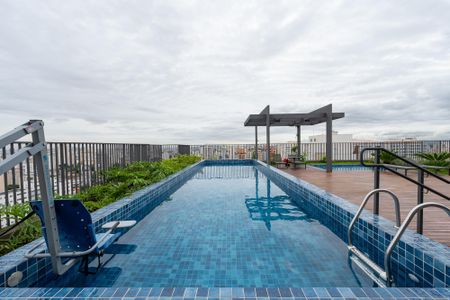 Studio para alugar com 34m², 1 quarto e sem vagaPiscina