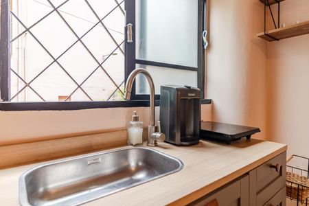 Sala/Cozinha de apartamento para alugar com 1 quarto, 30m² em Jardim Paulista, São Paulo