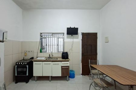 Cozinha  de casa para alugar com 1 quarto, 70m² em Jardim Aclimacao, Praia Grande