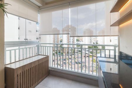 Varanda da Sala de apartamento para alugar com 3 quartos, 74m² em Jardim Sao Pedro, Mogi das Cruzes