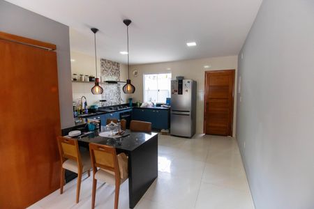 Sala e Cozinha  de casa à venda com 3 quartos, 120m² em Santo Antônio, Niterói