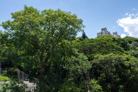 Vista da Sala de apartamento à venda com 1 quarto, 43m² em Jardim Sabará, Porto Alegre
