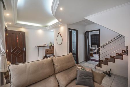 Sala de casa de condomínio para alugar com 3 quartos, 107m² em Demarchi, São Bernardo do Campo