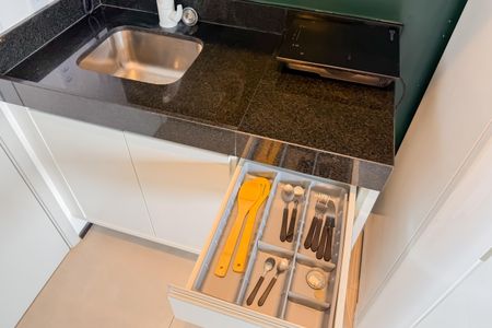 Studio à venda com 21m², 1 quarto e sem vagaCozinha