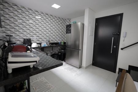 Cozinha de apartamento para alugar com 2 quartos, 114m² em Campestre, Santo André