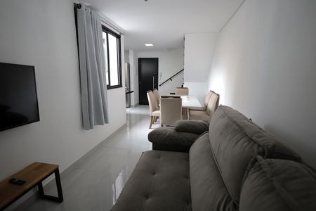 Sala de apartamento para alugar com 2 quartos, 114m² em Campestre, Santo André