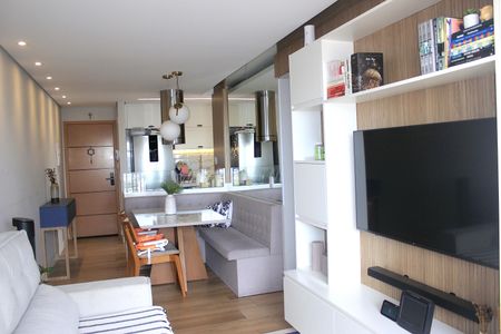Sala de apartamento à venda com 2 quartos, 59m² em Ponte Grande, Guarulhos