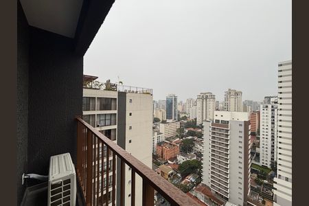 Studio para alugar com 26m², 1 quarto e sem vaga Studio para alugar com 26m², 1 quarto e sem vagaVaranda